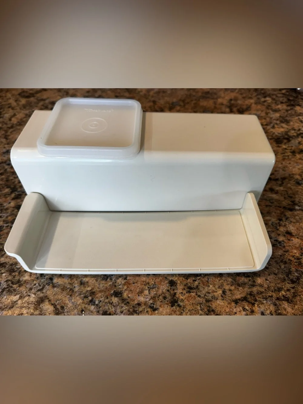 Tupperware ~ Velveeta Block Cheese Keeper Container Holder USA ~3 Piece Set~